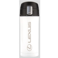 White Stainless Steel Vacuum Mug