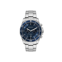 Gents Chronograph Watch  Stainless Steel Case + Blue Face