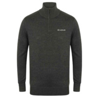 Grey ¼ Zip Sweater